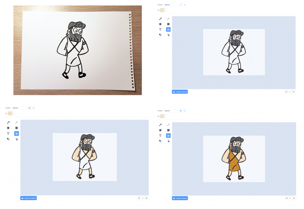 Creating Characters Background Creating characters (sprites) and backgrounds (backdrops) – Diverse Project